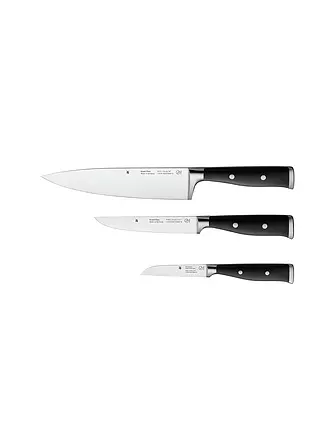 WMF | Set di coltelli 3 pz. GRAND CLASS Cromargan/Nero |